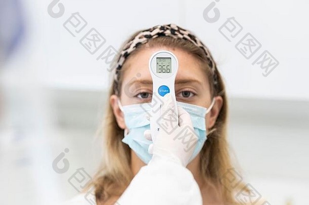 病人牙科诊所温度检查部分安全的指导方针帮助企业重开冠状病毒封锁