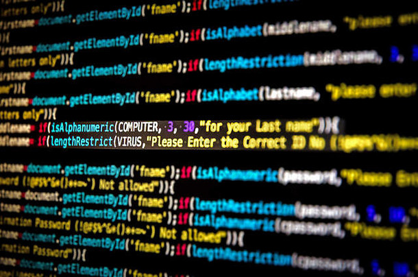桌面源代码摘要技术背景开发人员编程编码<strong>电脑病毒</strong>恶意软件攻击