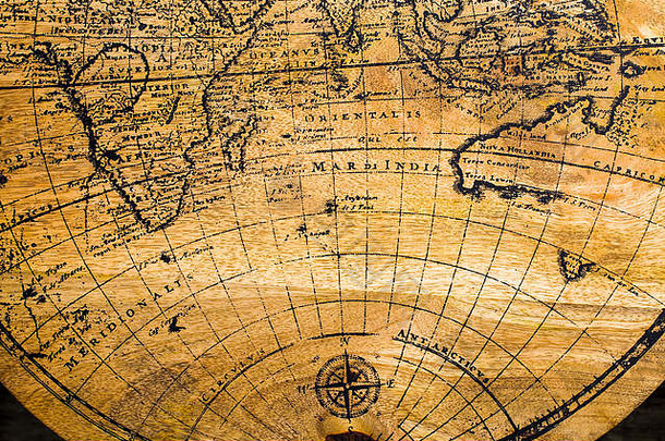 地理地图世界印刷木董事会