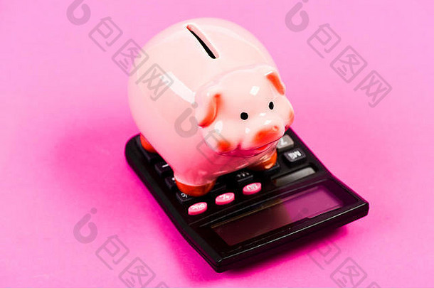 税指控不同会计业务支付税税费用概念税储蓄小猪银行钱储蓄投资获得利润计算税小猪银行猪计算器