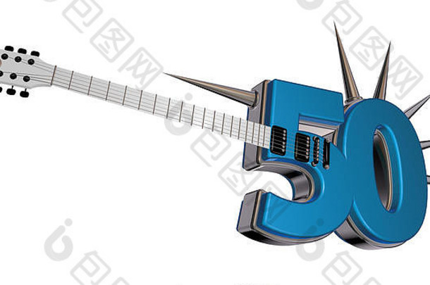 number-fifty-guitar