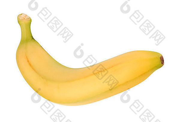 <strong>黄色</strong>的香蕉孤立的