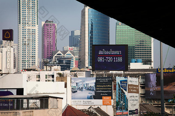 高上升建筑曼谷泰国