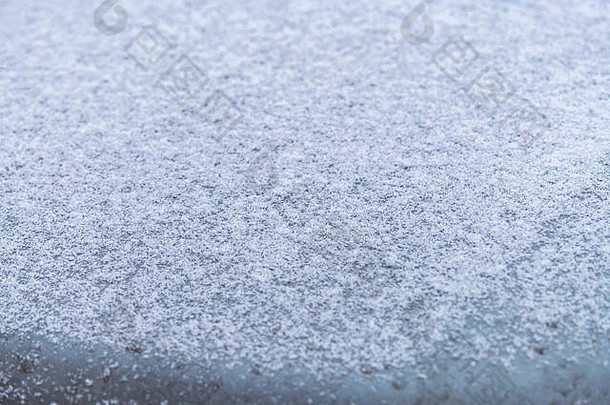 雪覆盖罩车宏关闭防冻剂车辆雪冬天时间未来坏天气条件