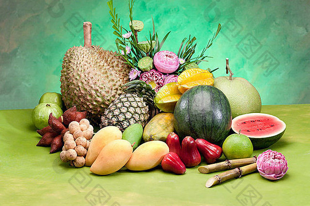 泰国热带季节水果味道亚洲