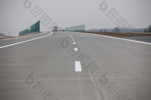 波兰西里西亚11月部分琥珀色的高速公路autostrada琥珀琴斯托霍瓦