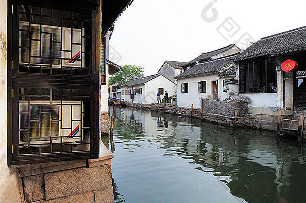 周庄小镇江苏省中国著名的水乡中国