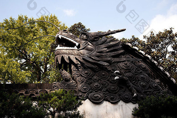 龙雕刻<strong>豫园</strong>万丽花园上海