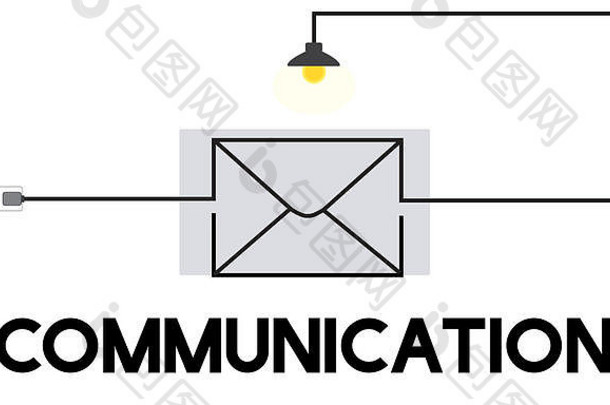 电子邮件消息收件箱沟通概念
