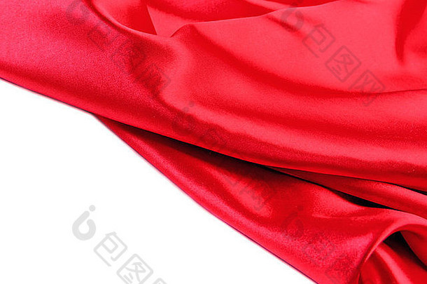 红色的织物缎丝绸背景