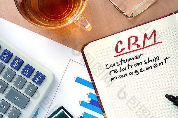 记事本词crm客户的关系管理概念标记