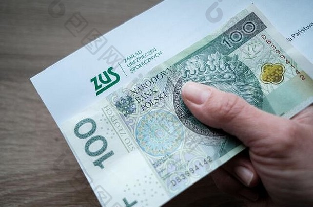 琴斯托霍瓦波兰祖茂堂社会保险机构标志波兰的钱举行手