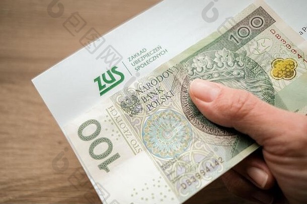 琴斯托霍瓦波兰祖茂堂社会保险机构标志波兰的钱举行手