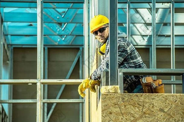 专业建设工人骨架钢框架发达建筑高加索人工人