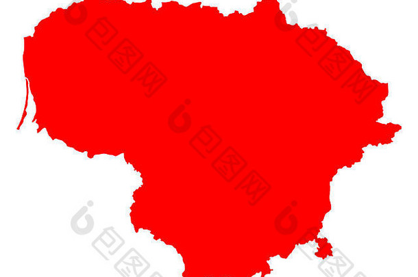 地图立陶宛