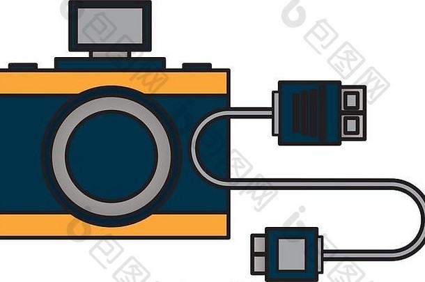 摄影相机连接器电缆