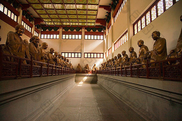 伟大的大厅大雄baodian灵音佛教寺庙杭州中国