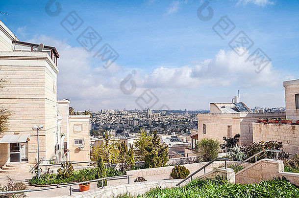 视图住宅区耶路撒冷以色列