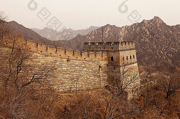 伟大的墙中国警卫塔