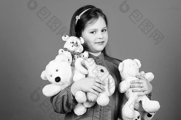 放松快乐童年生日孩子首页拥抱泰迪熊玩具商店儿童一天朋友玩具孩子小女孩软熊玩具女孩玩游戏游戏室
