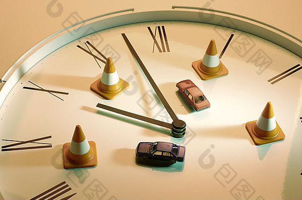 微型汽车交通视锥细胞时钟