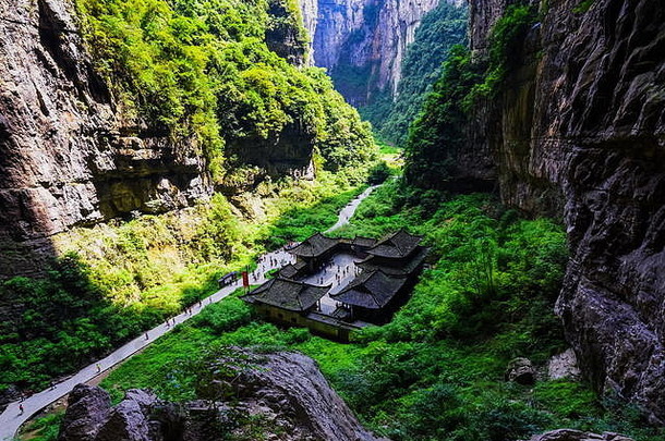 五龙岩溶地质公园重庆中国著名的的地方谷中国世界遗产景观