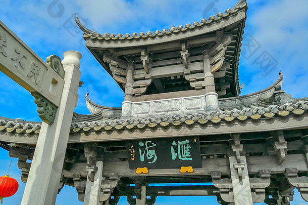 guangji祥子桥潮州装饰展馆传统的中国人风格历史具有里程碑意义的首<strong>歌王</strong>朝期