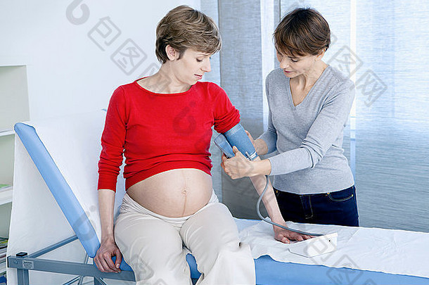 血压力怀孕了女人