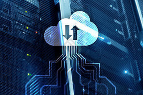 云服务器计算数据存储处理互联网技术概念