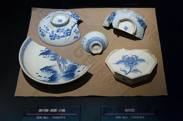 长崎日本10月fragmences日本瓷商品表现出博物馆江户长崎