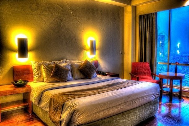 美丽的卧室公寓公寓酒店