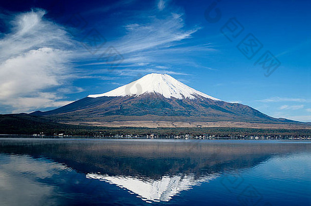 日本富士湖山马中