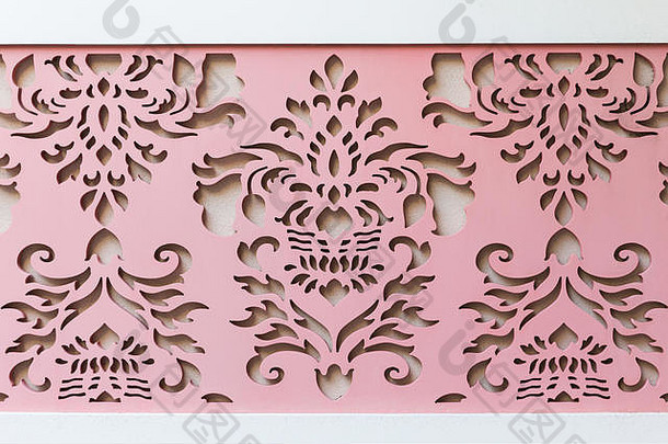 艺术粉红色的木墙背景亚洲行风格