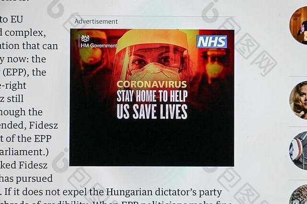 科维德冠状病毒政府公共健康广告保持首页保存生活图片健康工人