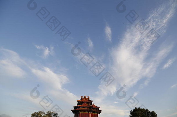 角落里炮塔被禁止的城市北京中国