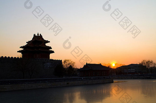 角落里炮塔被禁止的城市北京中国