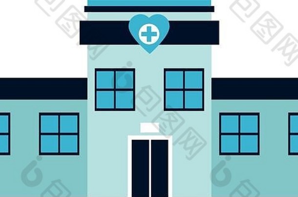 医院建筑图标