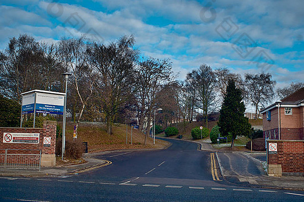 哈克纳尔路入口诺丁汉城市医院诺丁汉郡英格兰