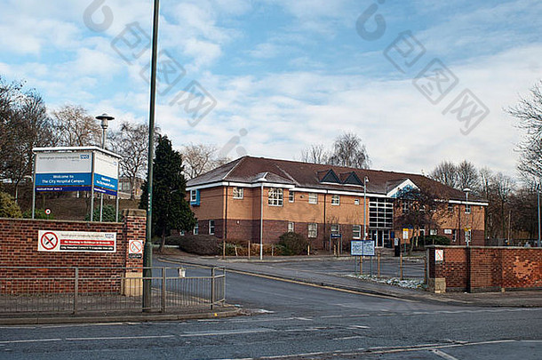 哈克纳尔路入口诺丁汉城市医院诺丁汉郡英格兰