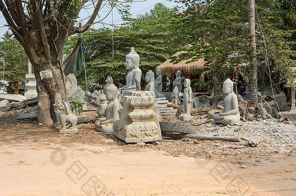 雕像生产柬埔寨