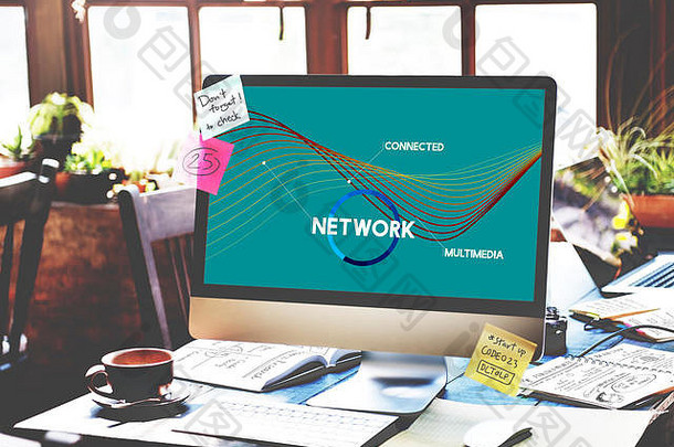 网络沟通连接网络概念