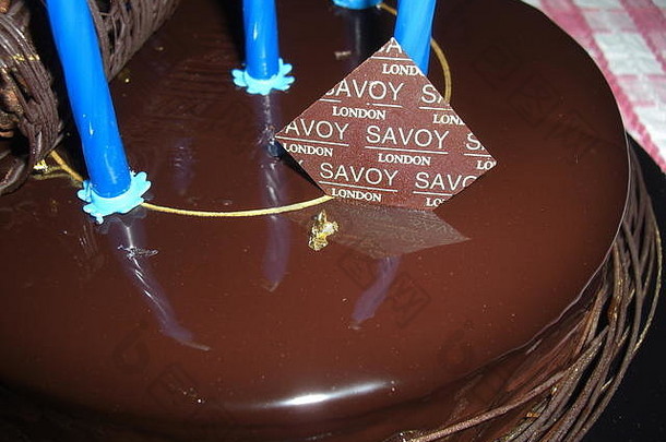巧克力生日蛋糕萨沃伊伦敦