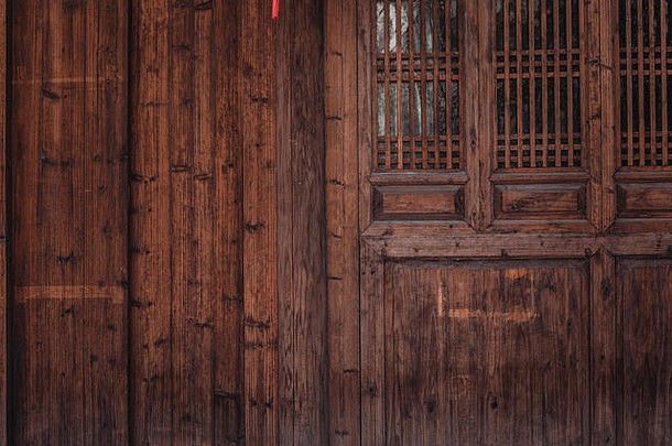 传统的中国人风格木通过古老的中国人通过