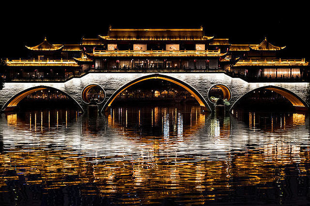 历史桥成都中国文化历史古老的