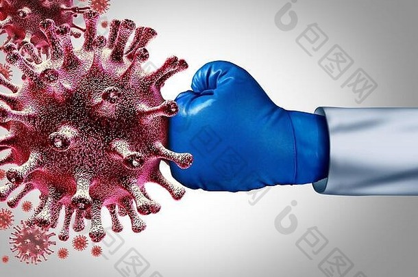病毒疫苗流感冠状病毒医疗战斗疾病控制医生战斗集团会传染的致病源细胞健康护理比喻