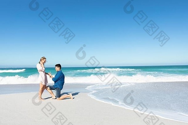 婚姻建议海滩