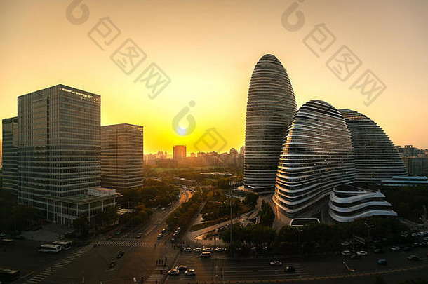 北京金融中心中国日落中央商务区业务