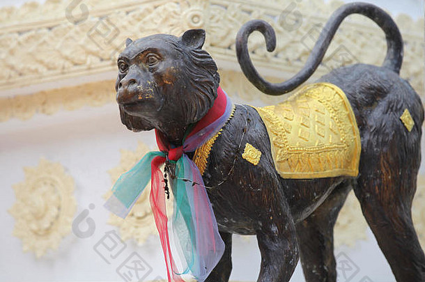 雕塑动物泰国东南亚洲