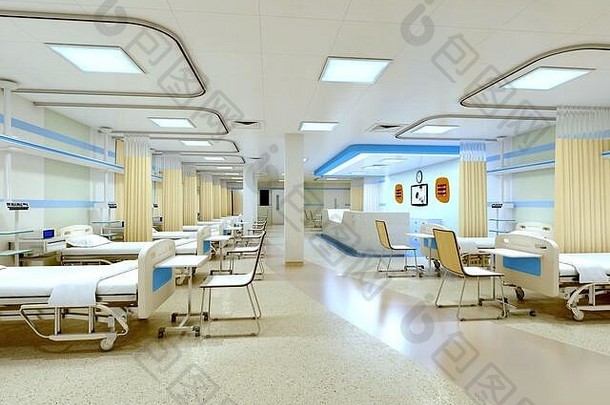渲染医院室内