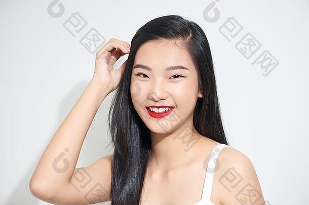 亚洲女人美脸完美的皮肤